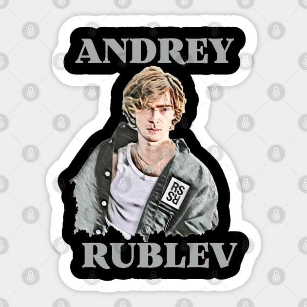 Andrey Rublev Sticker by BorodinaAlen